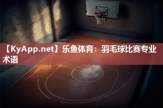 羽毛球比赛专业术语